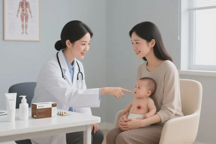 婴儿肚子上经常长湿疹能不能治愈(图4)