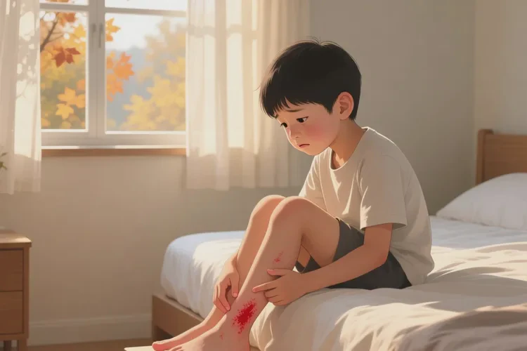 小学生小腿偶尔长湿疹能治愈吗(图1)