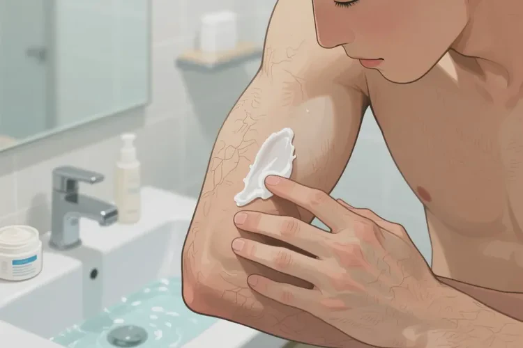 男性手臂偶尔起湿疹能治愈吗(图2)