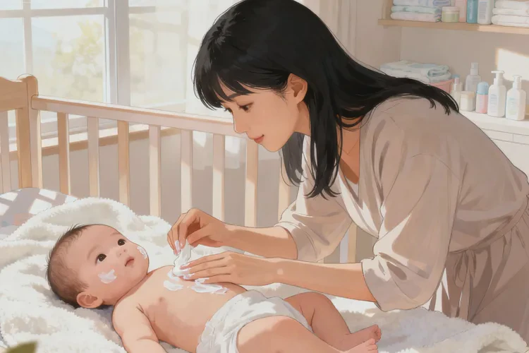 小儿脖子偶尔起湿疹能治愈吗(图1)