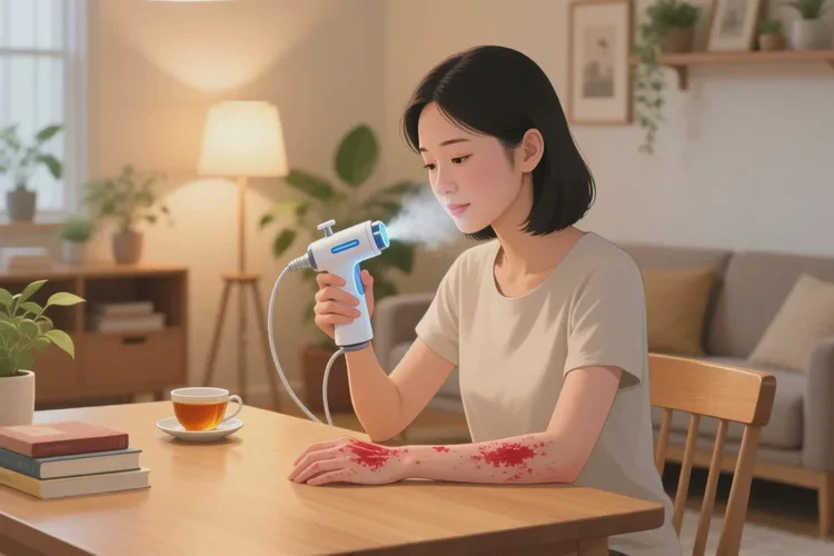 女生手臂上经常长湿疹可以治愈吗(图2)