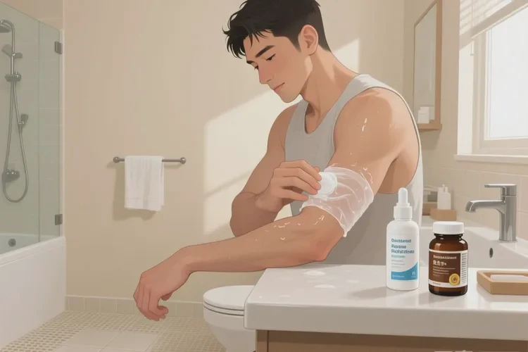 男生手臂上长湿疹能治愈吗(图4)