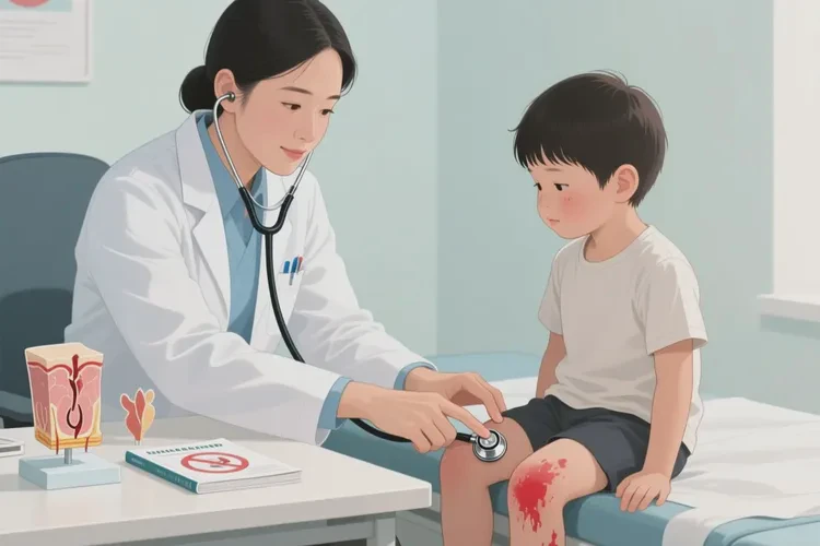 幼儿大腿长湿疹能治愈吗(图1)