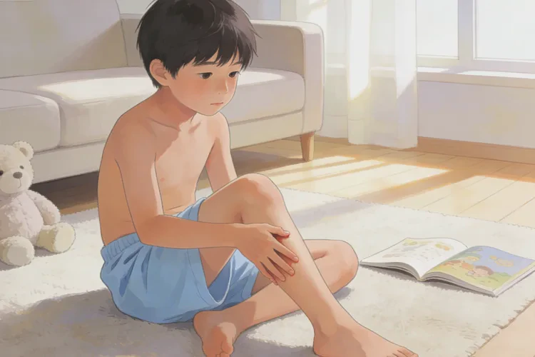 小学生小腿上偶尔长湿疹能治愈吗(图1)