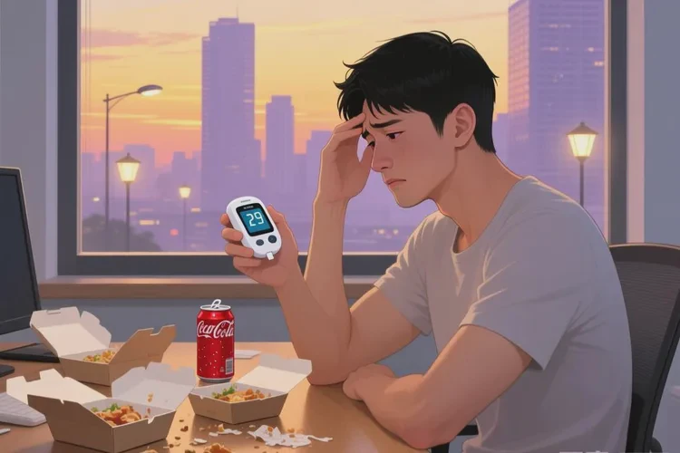 29岁中餐血糖13点8是怎么回事(图1)