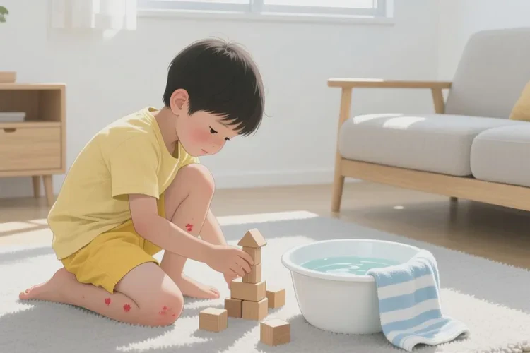 小儿小腿上容易起湿疹能治愈吗(图2)