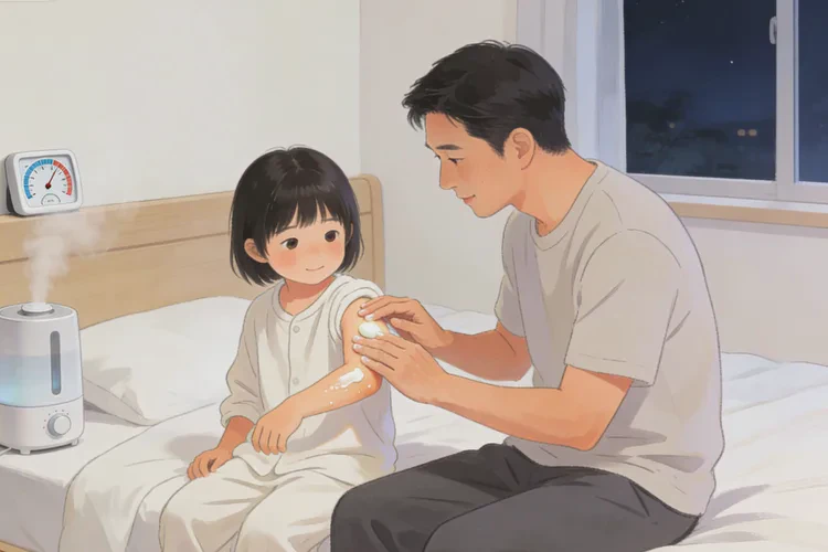 小儿手臂上容易起湿疹能治愈吗(图1)