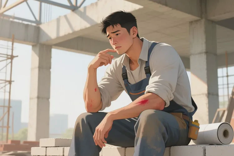 男人手臂上出湿疹能治愈吗(图1)