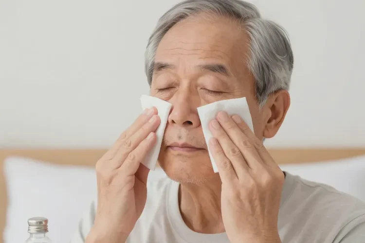 高龄老人面部长湿疹能治愈吗(图1)