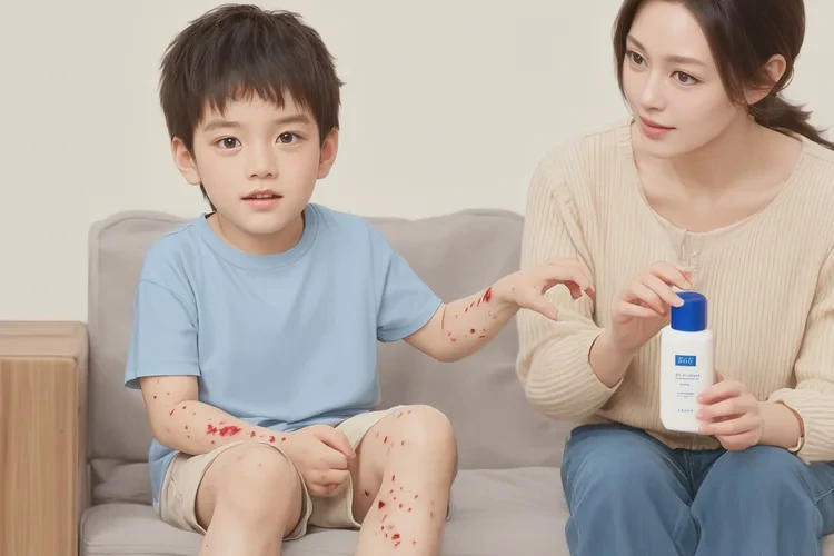 小学生手臂偶尔长湿疹能治愈吗(图1)