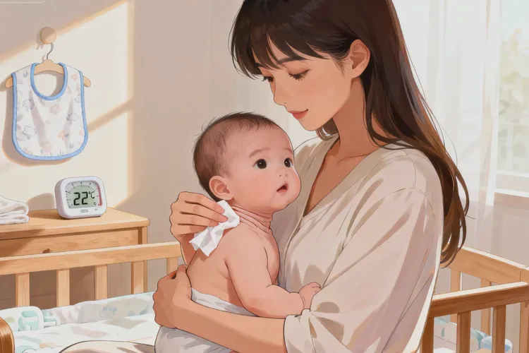 婴儿脖子容易起湿疹能不能治愈(图1)