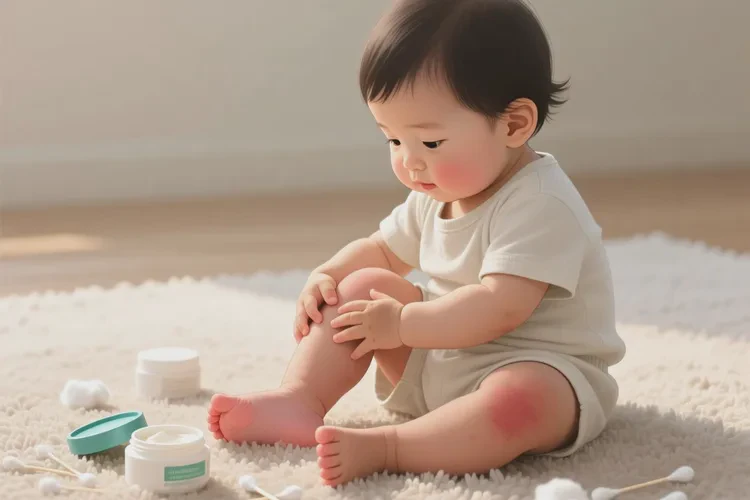 小儿小腿容易长湿疹能治愈吗(图1)