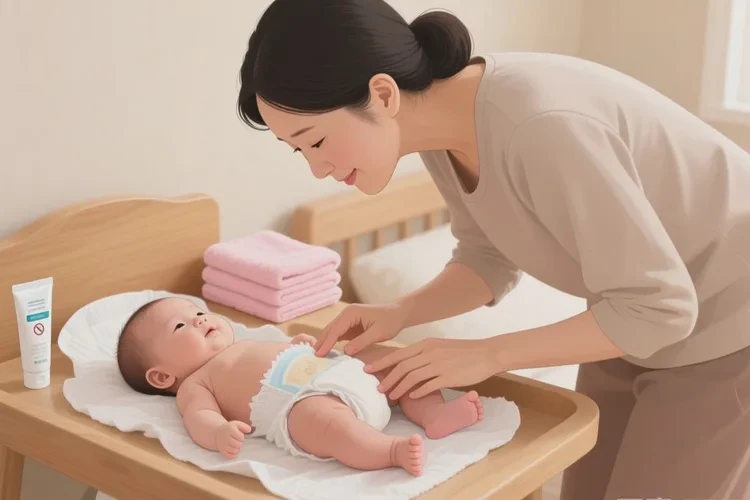 新生儿肛周偶尔长湿疹可以治愈吗(图1)