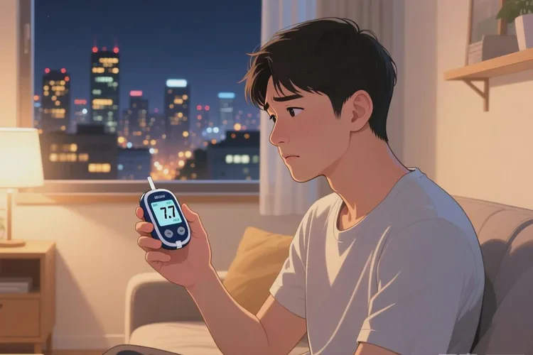 28岁晚上血糖7点7是怎么回事(图1)