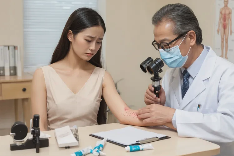 女人面部有湿疹能治愈吗(图2)