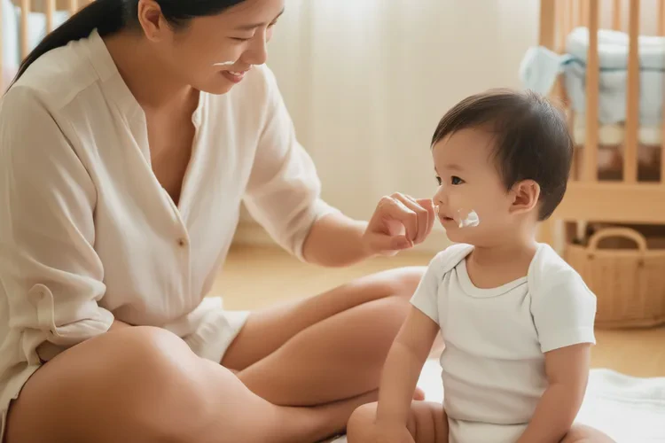 婴幼儿小腿上容易起湿疹能不能治愈(图1)