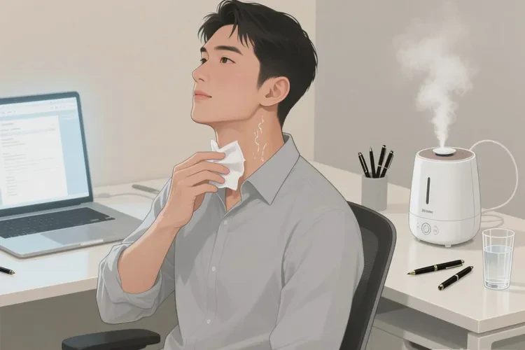 男生脖子上偶尔起湿疹能治愈吗(图1)