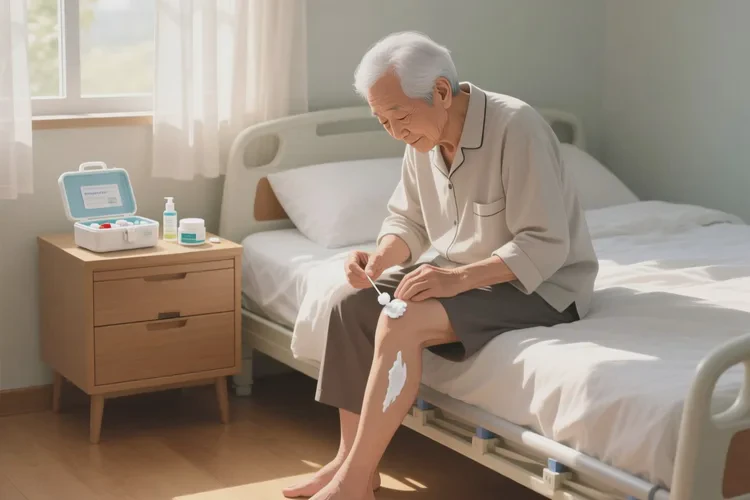 高龄老人大腿上容易起湿疹能治愈吗(图1)