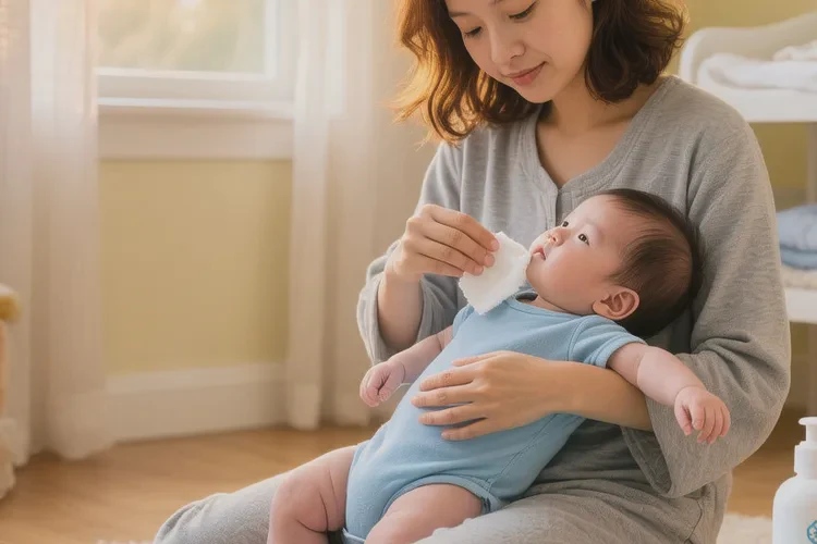 新生儿脖子上起湿疹能治愈吗(图1)