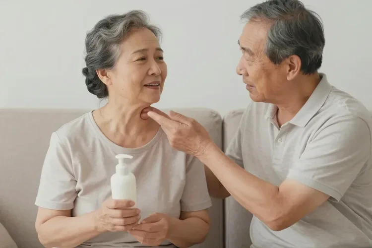 老年人脖子上出现湿疹能治愈吗(图2)