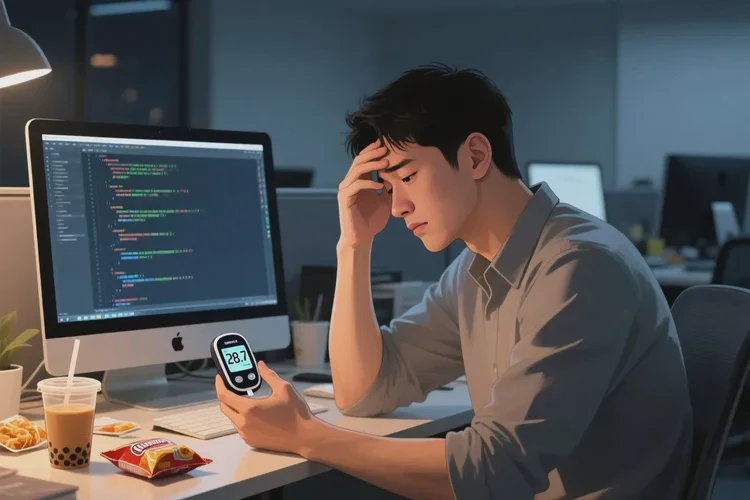 29岁餐后血糖28.7是怎么回事(图1)