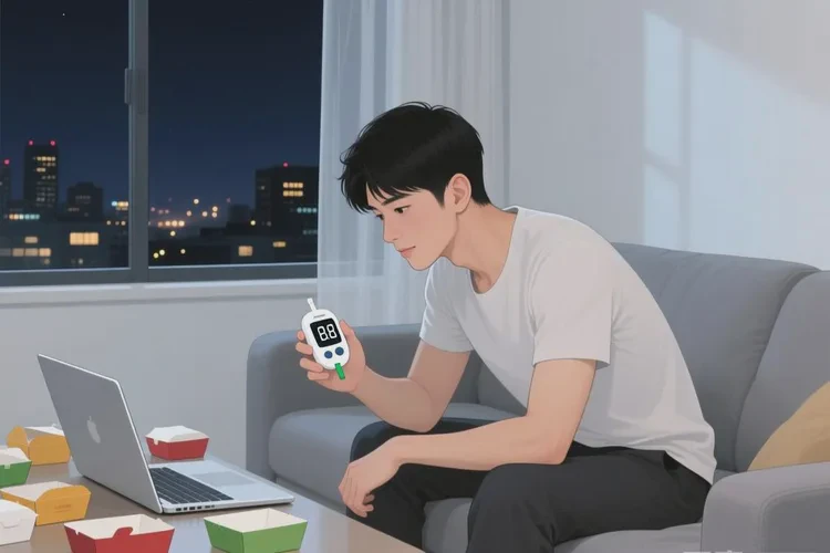 28岁晚上血糖8.8是怎么回事(图1)