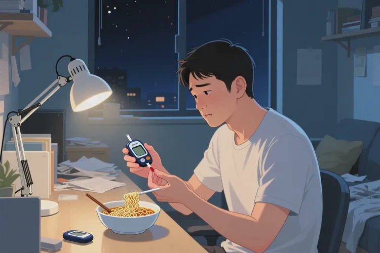 28岁晚上血糖6.8是怎么回事(图1)