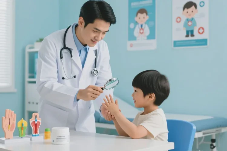 小孩手上容易起湿疹能不能治愈(图3)