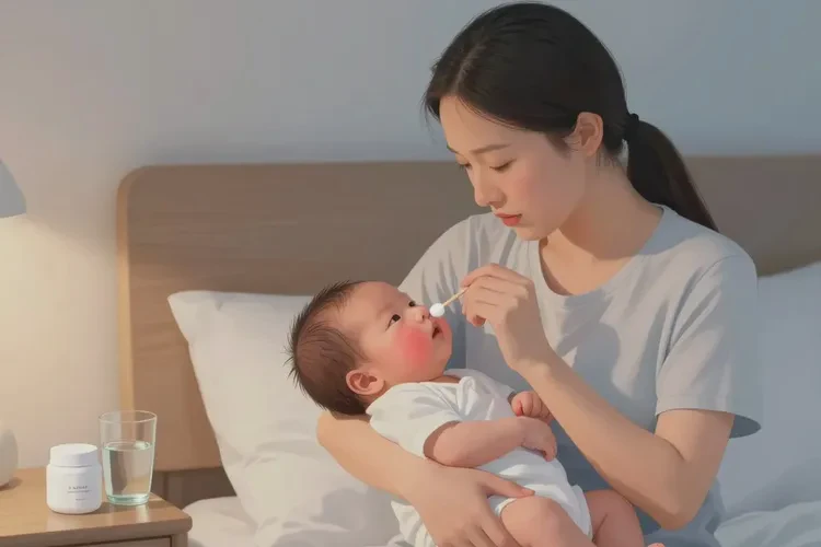 新生儿脸上经常起湿疹可以治愈吗(图1)