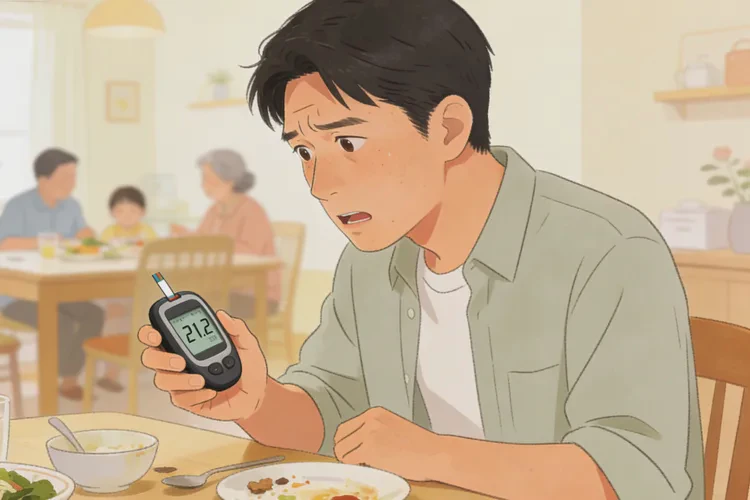 29岁晚餐血糖21.2是怎么回事(图1)