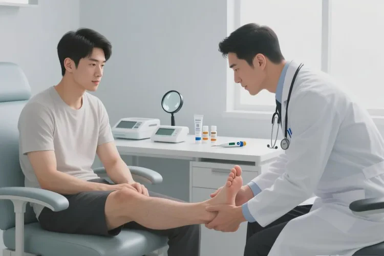 男生脚上出现湿疹能治愈吗(图4)