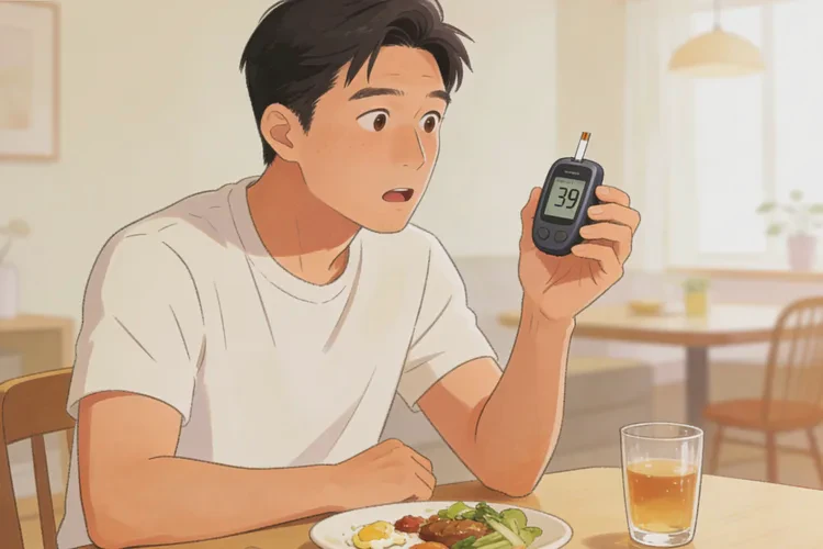 29岁晚餐血糖26.4是怎么回事(图1)