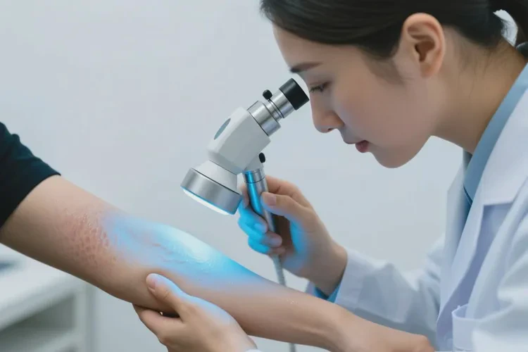 女生手臂上偶尔起湿疹可以治愈吗(图2)