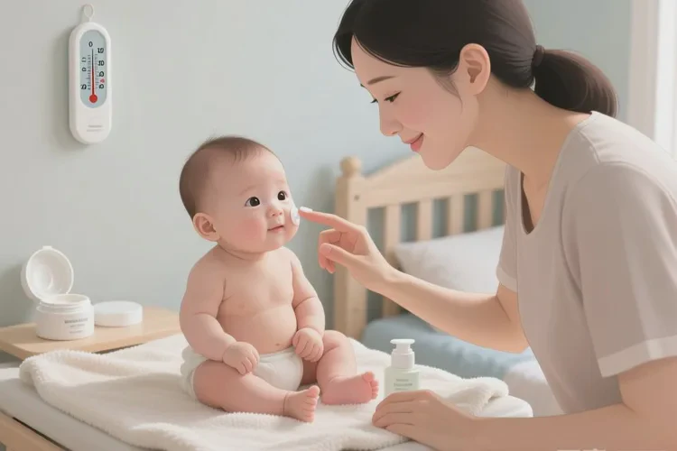 小孩面部偶尔长湿疹能不能治愈(图1)