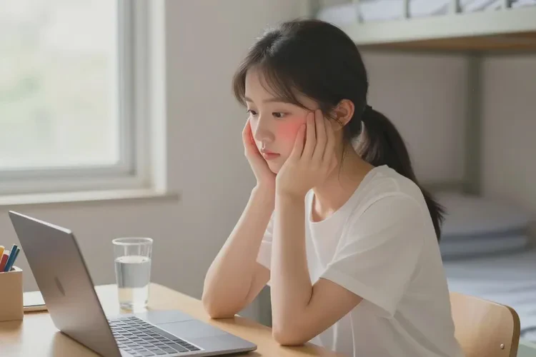 大学生面部经常起湿疹能治愈吗(图1)