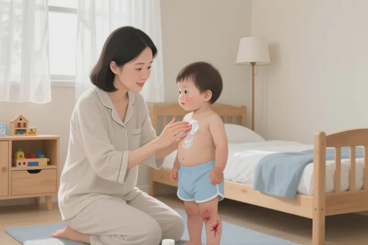 小学生小腿出现湿疹能治愈吗(图1)