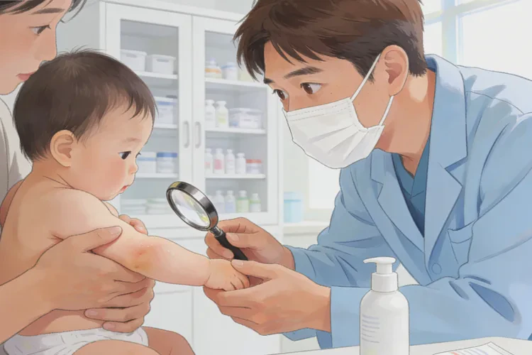 宝宝手臂上出湿疹能不能治愈(图2)