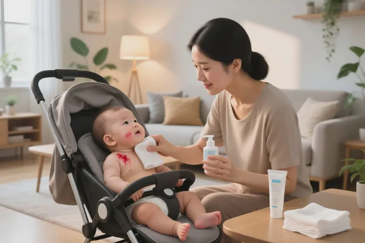 婴儿脖子偶尔起湿疹能不能治愈(图2)