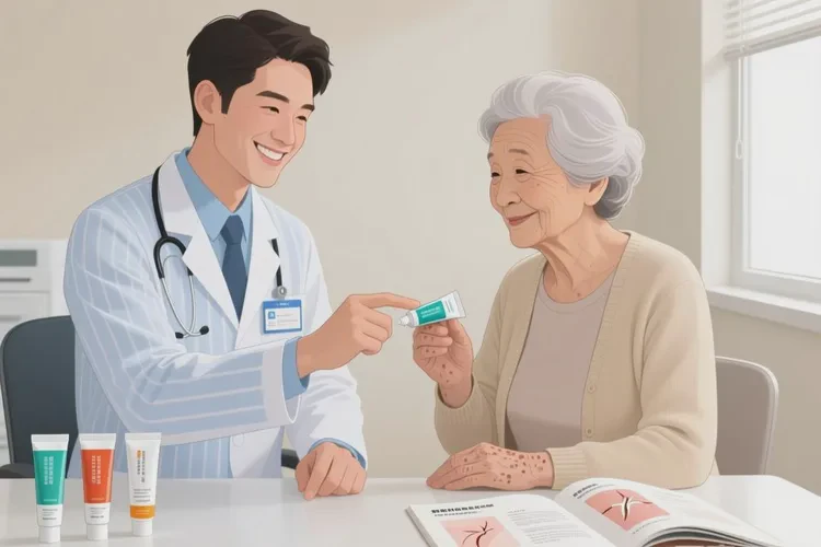 老年人大腿经常起湿疹能治愈吗(图2)