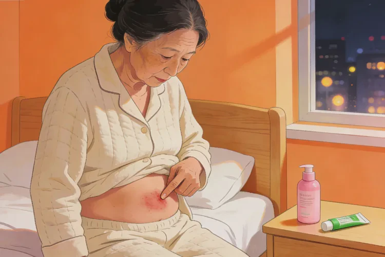 老年人肚子经常长湿疹能治愈吗(图1)