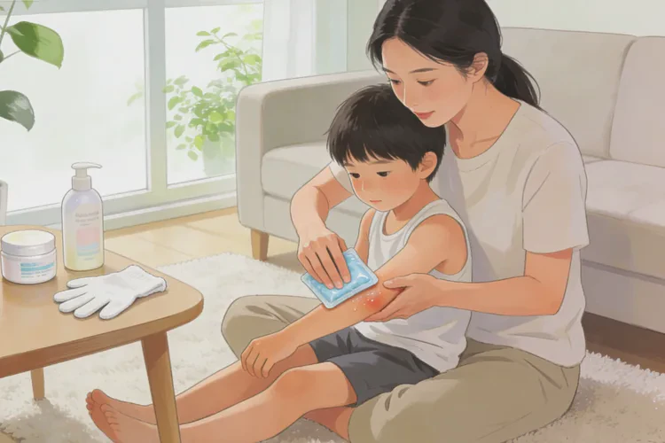 小儿手臂上容易起湿疹能治愈吗(图3)