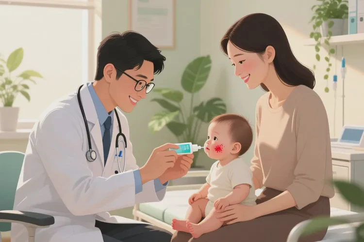 婴儿脸上出湿疹能不能治愈(图2)