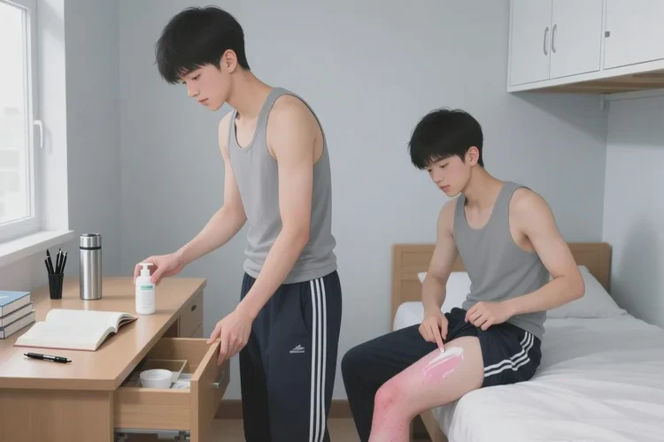 中学生大腿上有湿疹能治愈吗(图1)