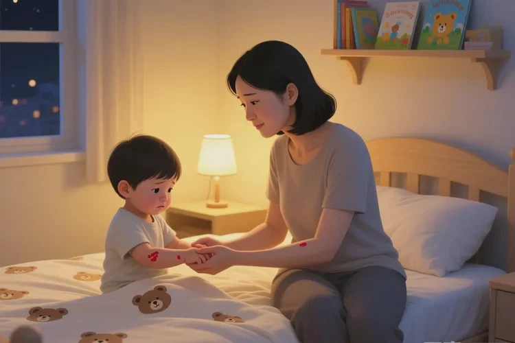 小儿手臂经常起湿疹能治愈吗(图1)