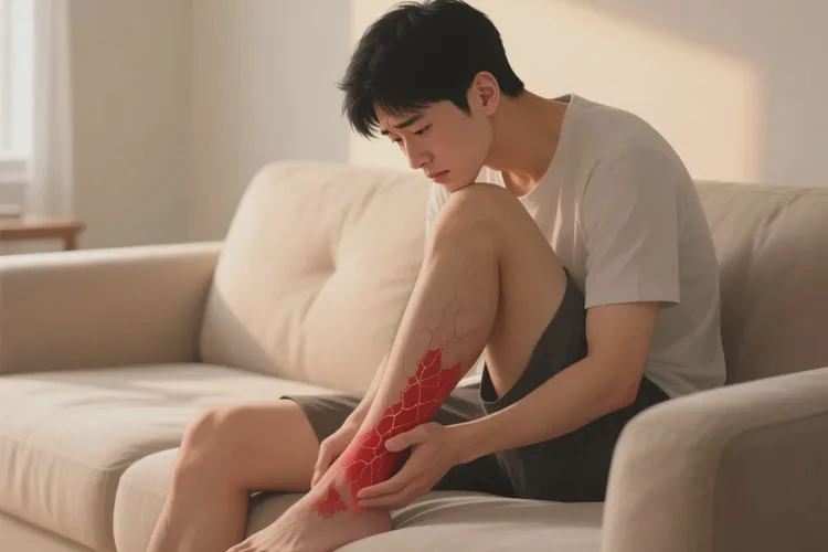 男性小腿长湿疹能治愈吗(图1)