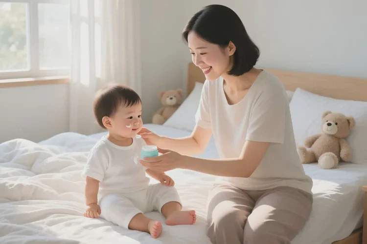 小儿大腿偶尔起湿疹能治愈吗(图1)