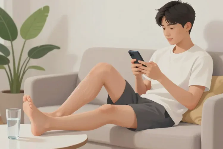 青年人小腿上偶尔起湿疹能治愈吗(图4)