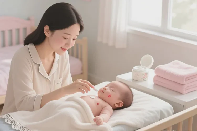 孩子脖子出现湿疹能不能治愈(图1)