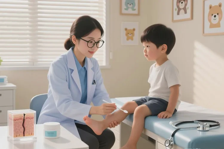 小学生大腿偶尔长湿疹能治愈吗(图4)