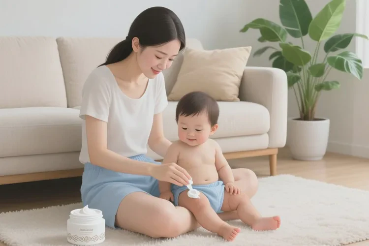 幼儿大腿上起湿疹能治愈吗(图1)